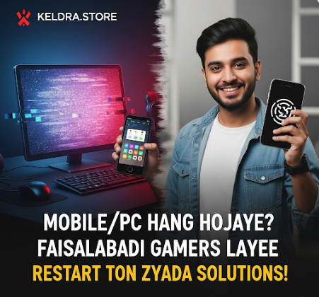 Mobile/PC Hang Hojaye? Faisalabadi Gamers Layee Restart Ton Zyada Solutions!